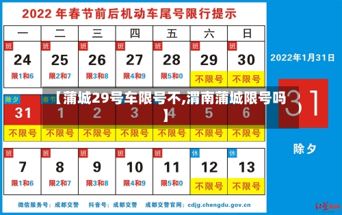 【蒲城29号车限号不,渭南蒲城限号吗】-第3张图片