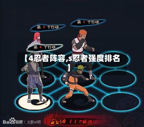 【4忍者阵容,s忍者强度排名】