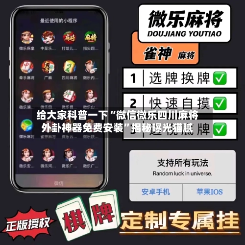 给大家科普一下“微信微乐四川麻将外卦神器免费安装	”揭秘曝光猫腻-第3张图片
