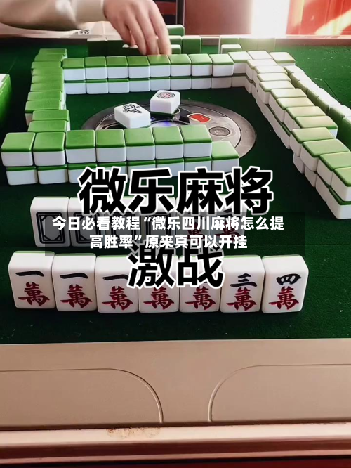 今日必看教程“微乐四川麻将怎么提高胜率”原来真可以开挂-第2张图片