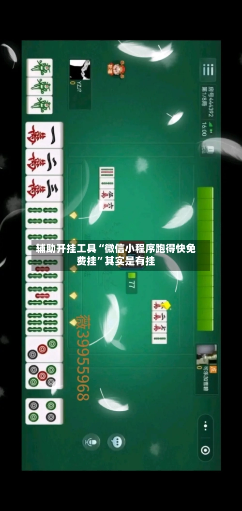 辅助开挂工具“微信小程序跑得快免费挂”其实是有挂