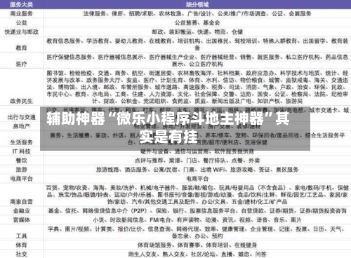 辅助神器“微乐小程序斗地主神器”其实是有挂-第3张图片