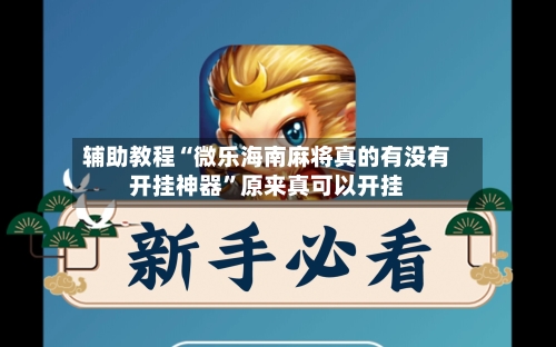 辅助教程“微乐海南麻将真的有没有开挂神器”原来真可以开挂-第3张图片