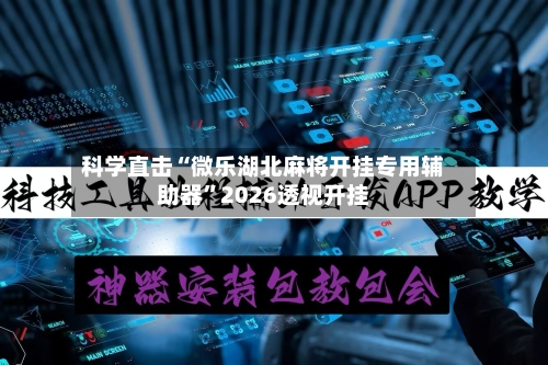 科学直击“微乐湖北麻将开挂专用辅助器”2026透视开挂-第2张图片