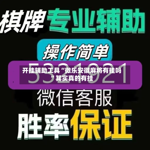 开挂辅助工具“微乐安徽麻将有挂吗”其实真的有挂-第3张图片