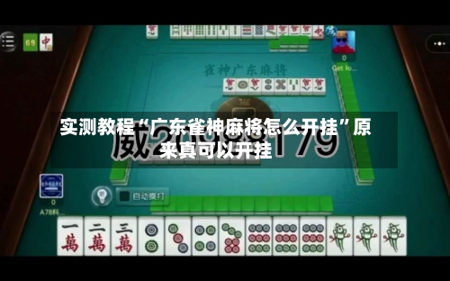 实测教程“广东雀神麻将怎么开挂”原来真可以开挂-第2张图片