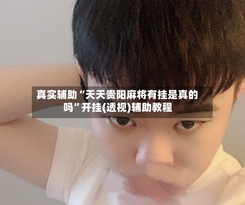 真实辅助“天天贵阳麻将有挂是真的吗”开挂(透视)辅助教程-第2张图片