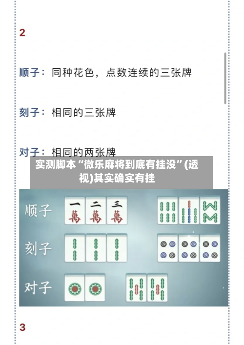 实测脚本“微乐麻将到底有挂没	”(透视)其实确实有挂-第2张图片