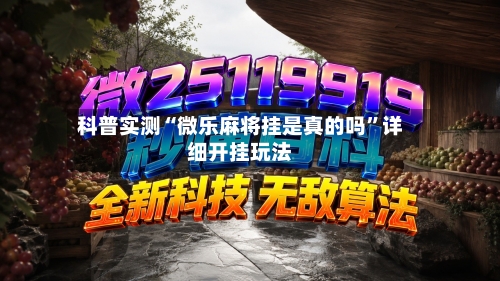 科普实测“微乐麻将挂是真的吗”详细开挂玩法-第2张图片