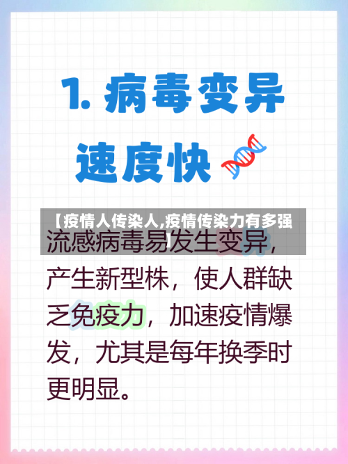 【疫情人传染人,疫情传染力有多强】-第2张图片