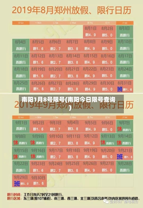 南阳1月8号限号(南阳今日限号查询)-第2张图片