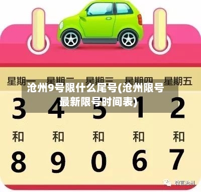 沧州9号限什么尾号(沧州限号最新限号时间表)
