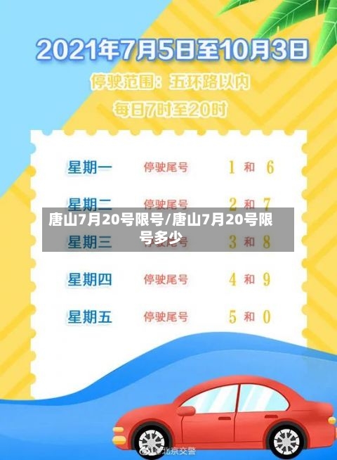 唐山7月20号限号/唐山7月20号限号多少